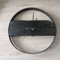 Holz-Metall-Uhr